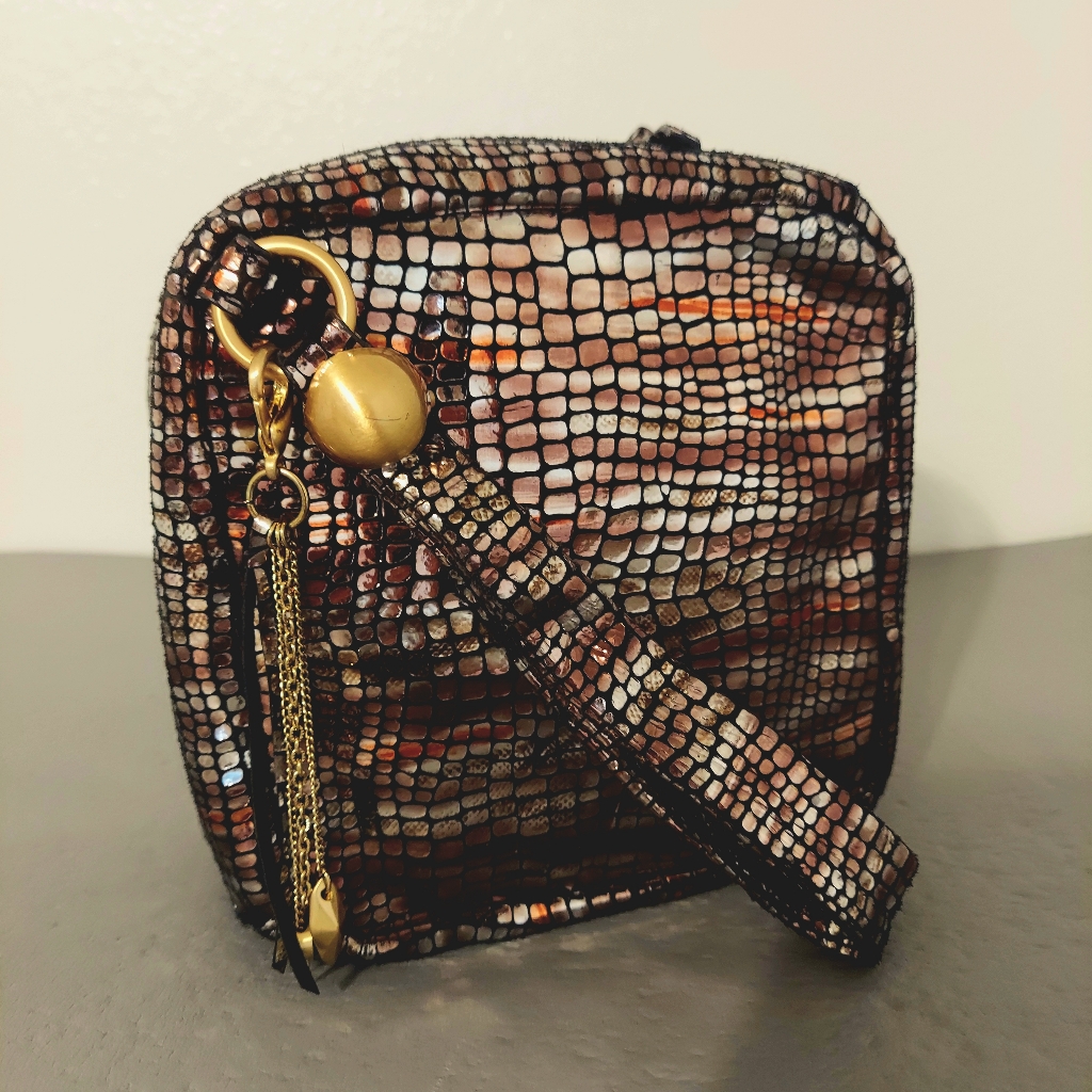 Hobo Metallic Scales Purse